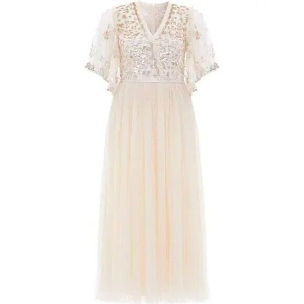 New Needle & Thread Patchwork Sequin Bodice Balle… - image 3